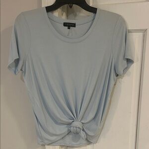1. State Sky Blue Knot Front Tee